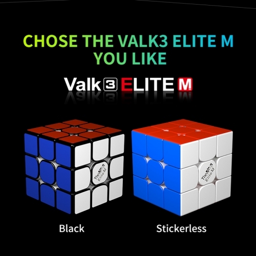 Comprá Cubo Rubik 3x3 Qiyi Valk Elite Magnético Black